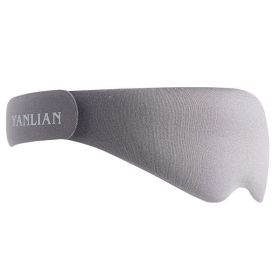 3D Light-Blocking Sleep Mask - Skin-Friendly & Breathable for Travel, Home & Office, Relieves Eye Fatigue (Color: Gray)